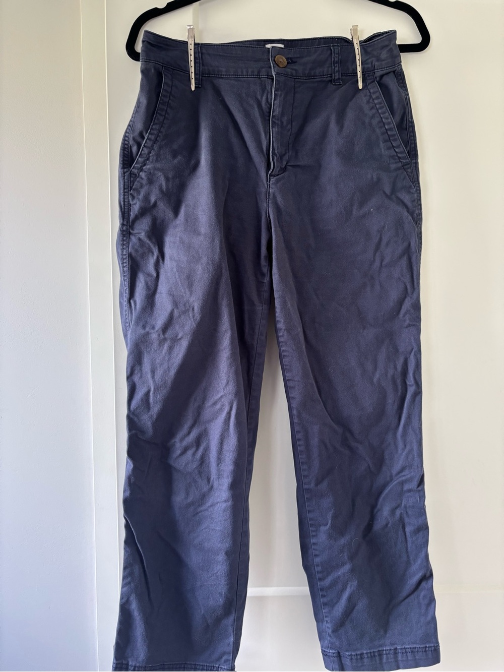 Gap Girlfriend Khakis - Navy